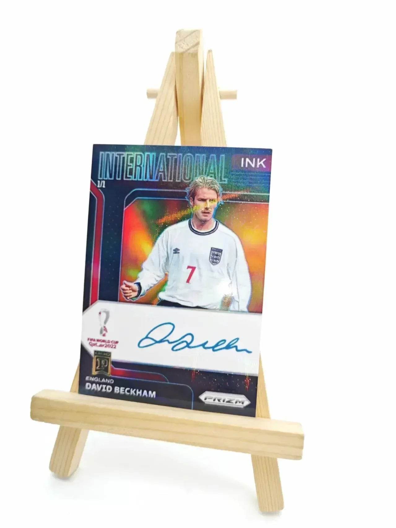 Panini collectible card laser flash DIY Messi Cristiano Ronaldo Kylian Mbappe David Beckham Card bricks Holiday gifts 1.5mmthick - AIAZ