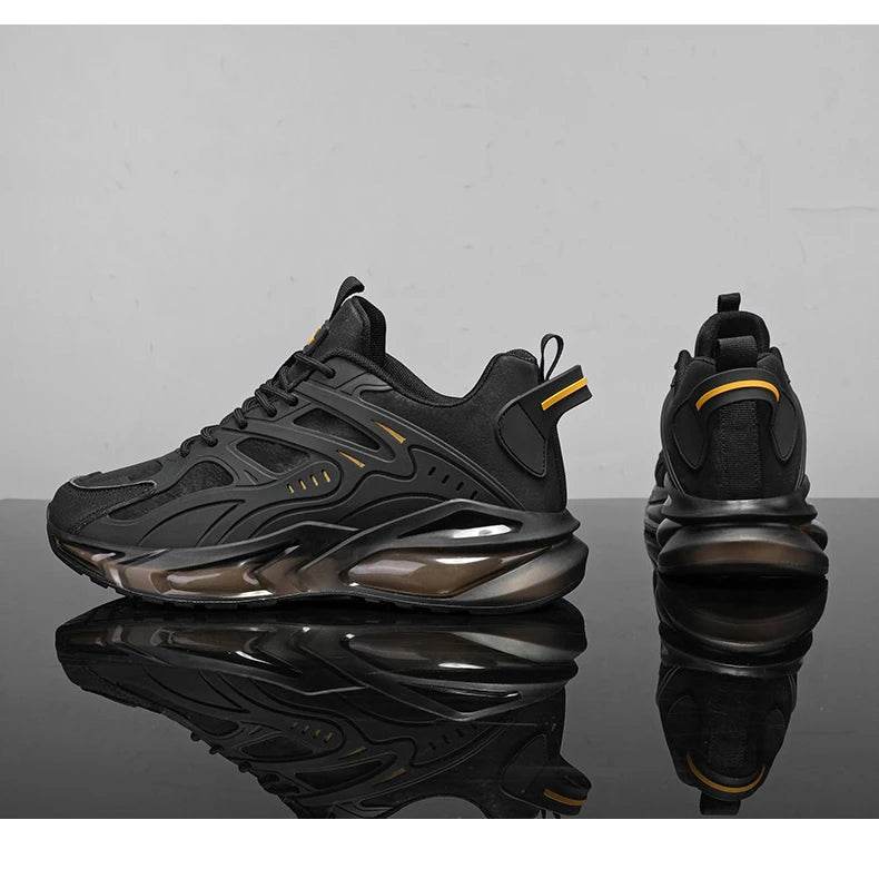 Men Shoes 2025 Casual Walk Air Cushion Marathon Breathable Lightweight Women's Comfortable Athletic Nonskid Sneakers - AIAZ