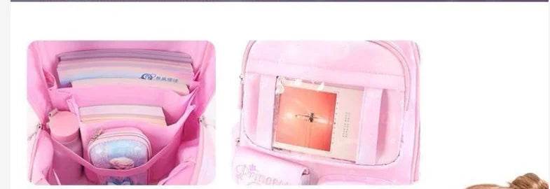 School Rolling backpack Bags school wheeled backpack for girls kids School trolley bag for girls school bag wheels for girls - AIAZ