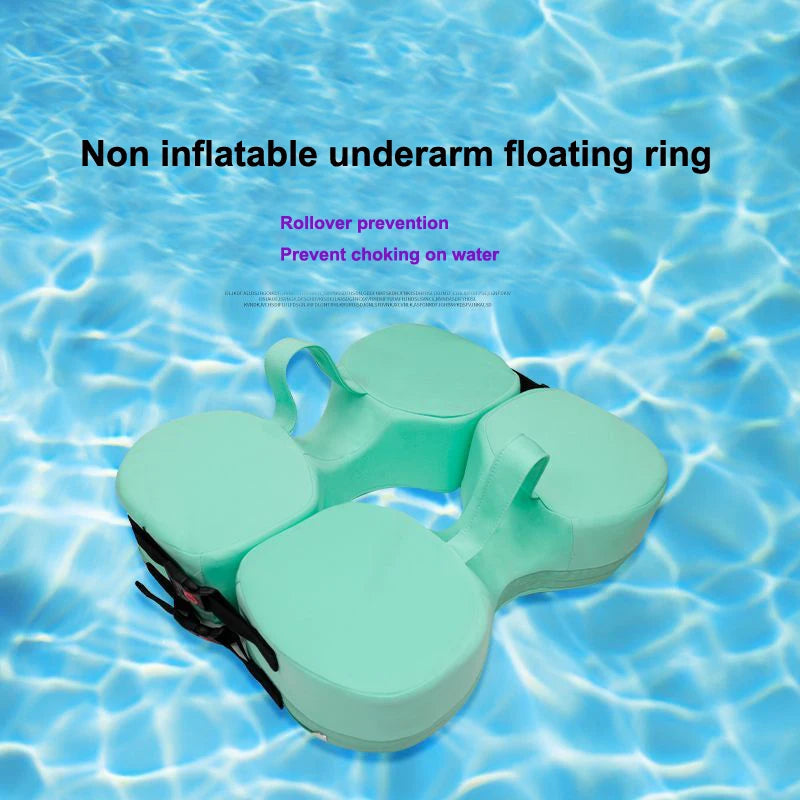 Non-inflatable Baby Swimming Floating Ring Anti Rollover Kid Swim Trainer Child Underarm Swimming Ring for 3-36 Months Baby
