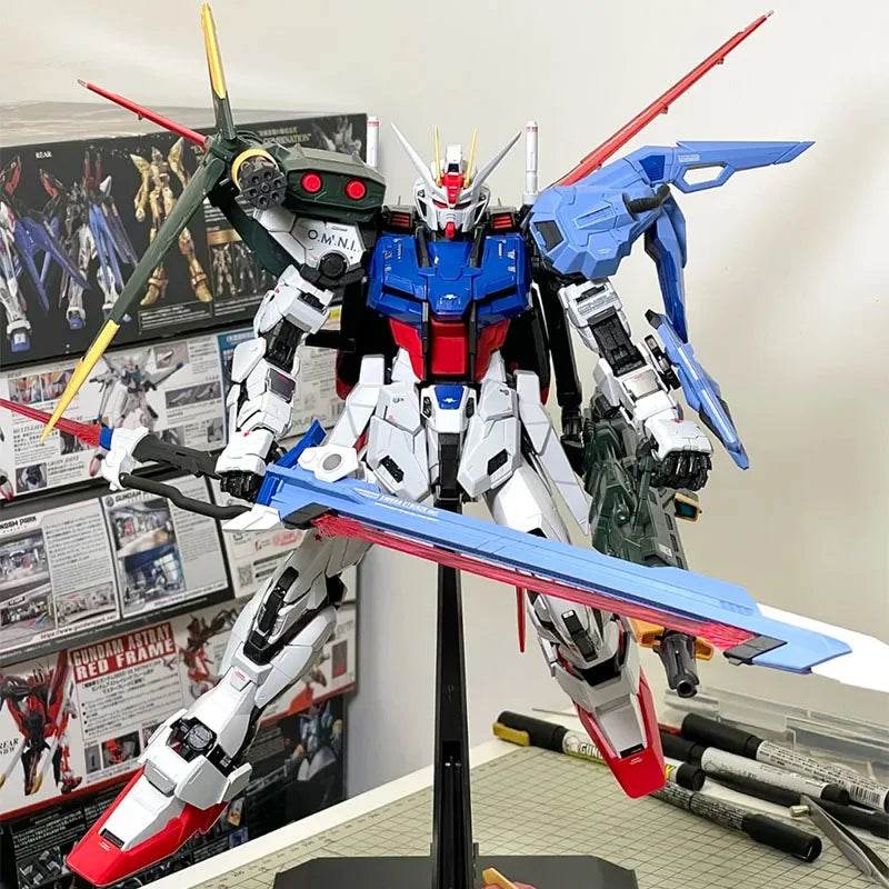 Anime Figure Magic Hg Perfect Attack Assembly 1/144 Model Animation Peripheral Figure Gift Ornament Robot Warrior Boy Toys - AIAZ