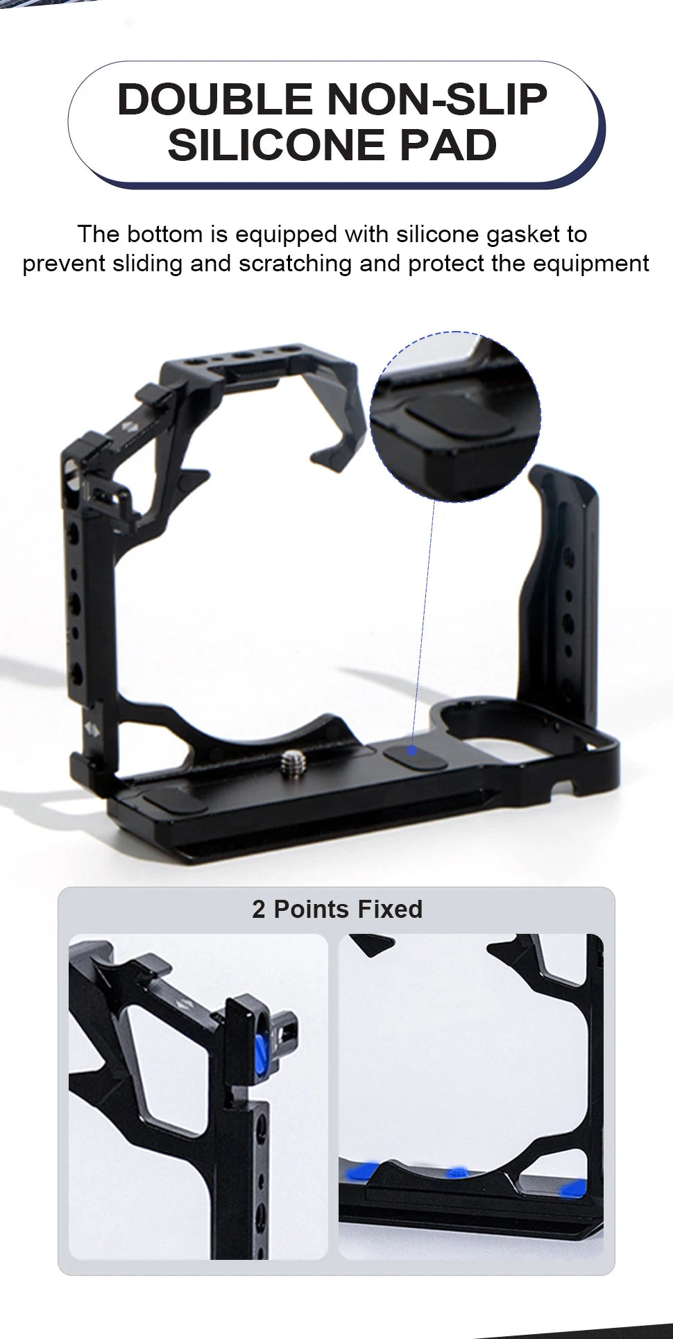 YANZUO Stabilizer Suitable For Panasonic Lumix 5m2 G9m2 Aluminum Camera Protection Frame Kit Suitable S5m2x Camera Rabbit Cage