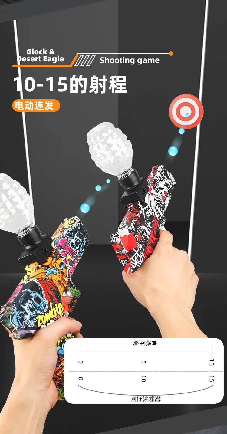 3.7v electric gel ball toy gun Summer outdoor parent-child team interaction Multiple skin options available - AIAZ