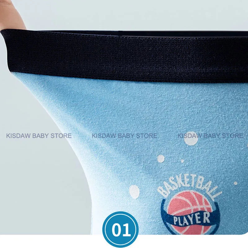 4 Pcs/Lot Children's Underwear Boys Panties Underpants Dinosaurs Helicopters Cars Cotton Breathable Kids Shorts Boy Boxer Briefs