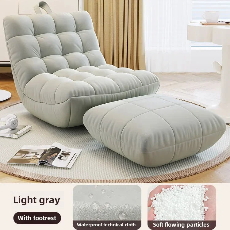 Solo Sofa Lazy Couch Tatami Living Room Bedroom Lovely Leisure Single Chair  Balcony Rocking Chair  Sofa Bed Reading Chair