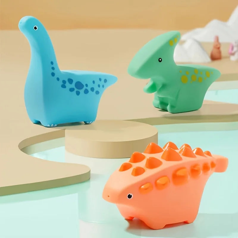 Toddlers Squirt Toy Dinosaur Kids Bath Toys Baby Play Water Squirt Toys Squeeze Children Boys and Girls Swim Pool Water Toys