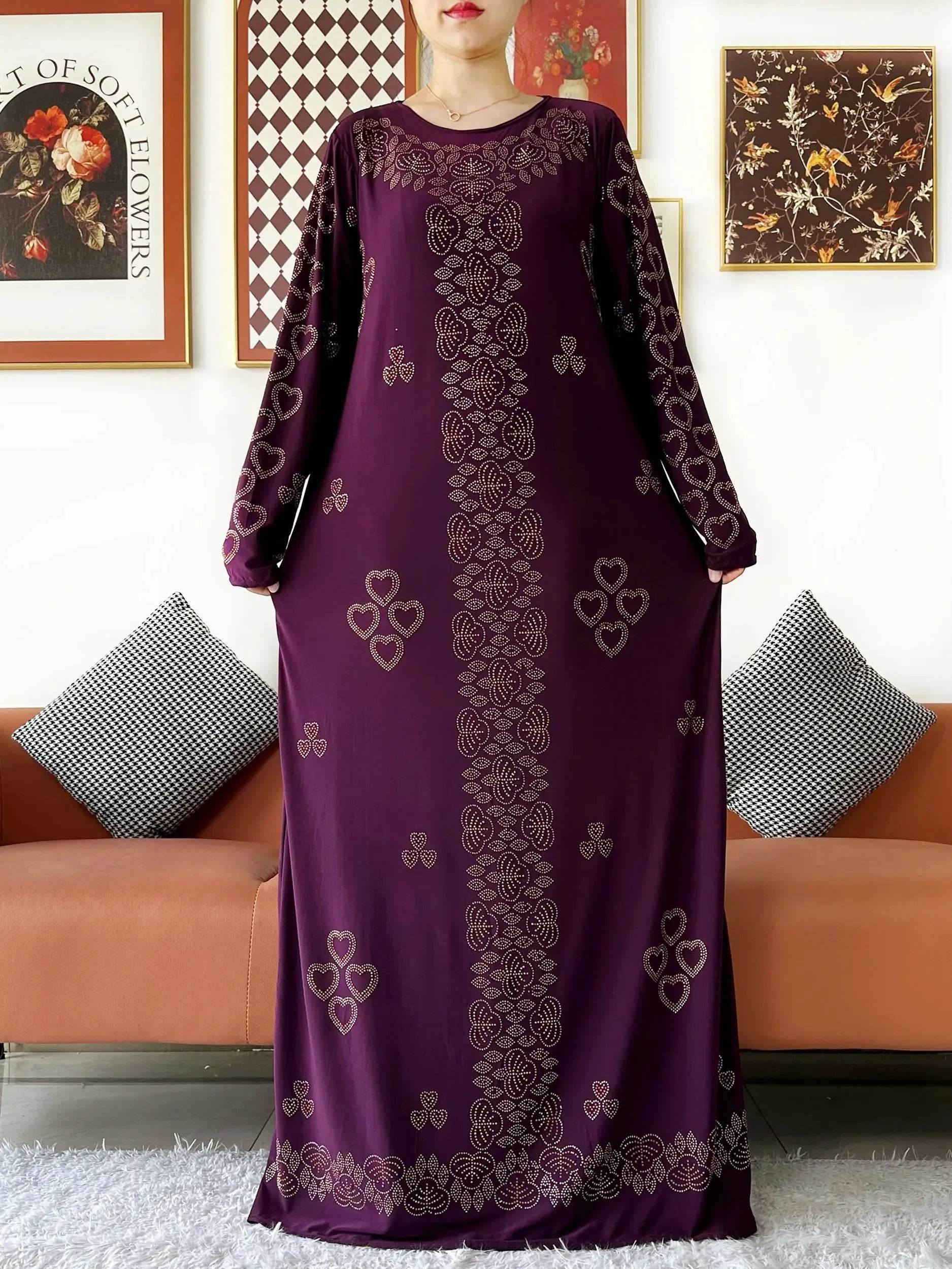 Muslim Two Piece Set Hijab Prayer Dress Fashion Abaya Set Women Prayer Garment Hijab Long Khimar Long Dress Sets Islamic Ramadan - AIAZ