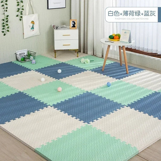 30x30x1cm Baby Play Mats Plain Color Puzzle Mats EVA Foam Mat Kids Jigsaw Mats For Bedroom Protective Floor Tiles Mat Baby Games