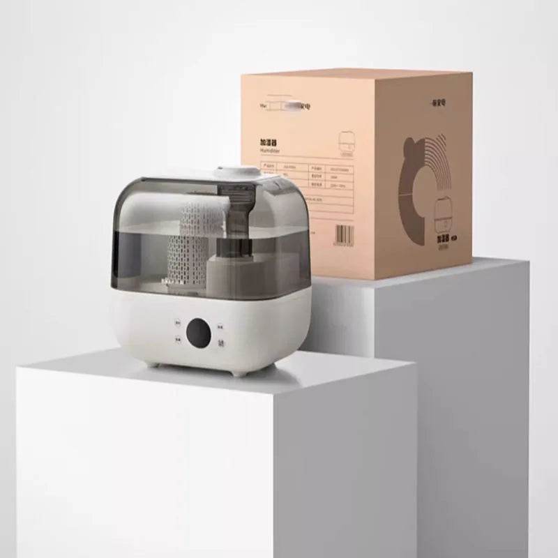 Humidifier, quiet and quiet bedroom, pregnant women and babies, air purification, sterilization, intelligent large spray humidif - AIAZ