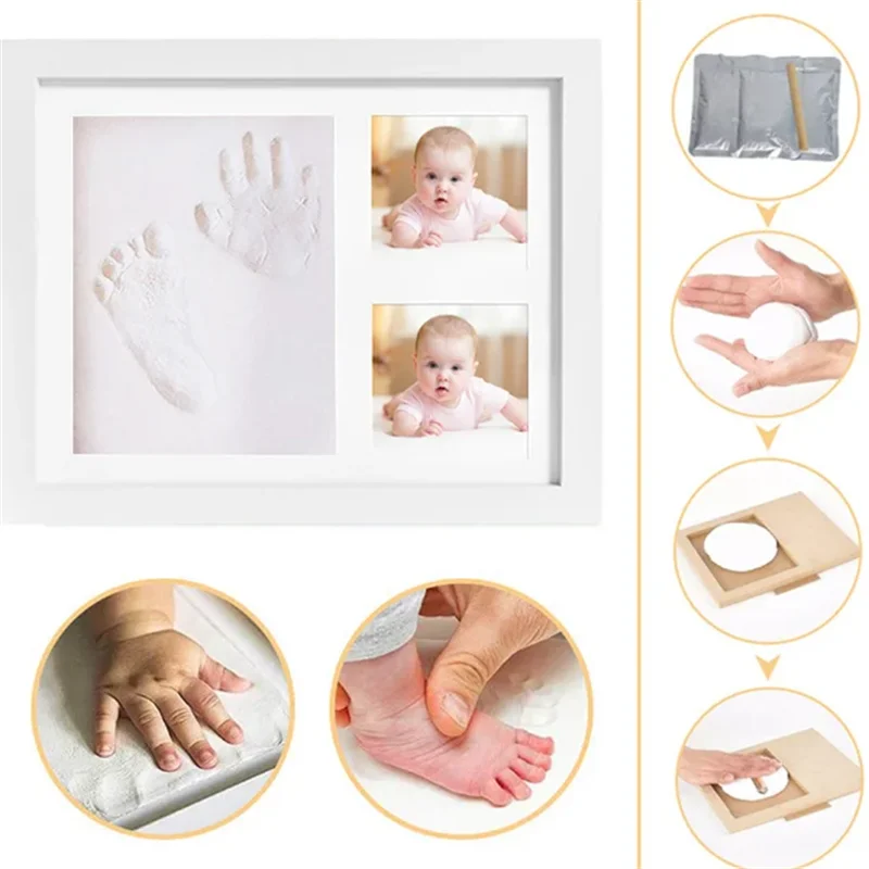 Baby Hands And Footprints Clay Photo Frame Create Lasting Memories With This Baby Hand and Footprints Kit Gifts for Boys Girls