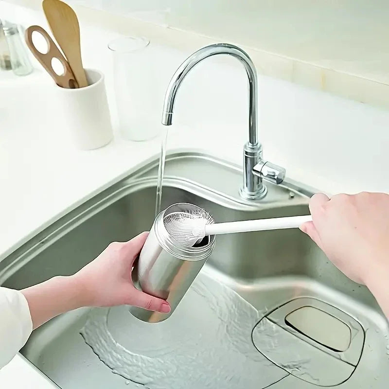 1PC Cup Brush Cleaning Long Handle Small Brush Mug Breaker Special Cleaning Crevice Glass Cup Bottle Brush Cleaning Tools