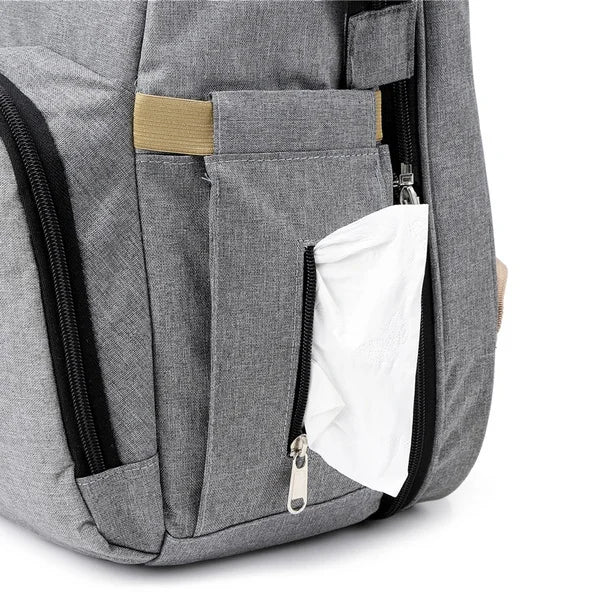 Mommy Bag Outdoor Bottle Carrier Diaper Bag Multi-functional Extended Bag Baby Seat Sleep Feeding Bag Large Capacity Backpack