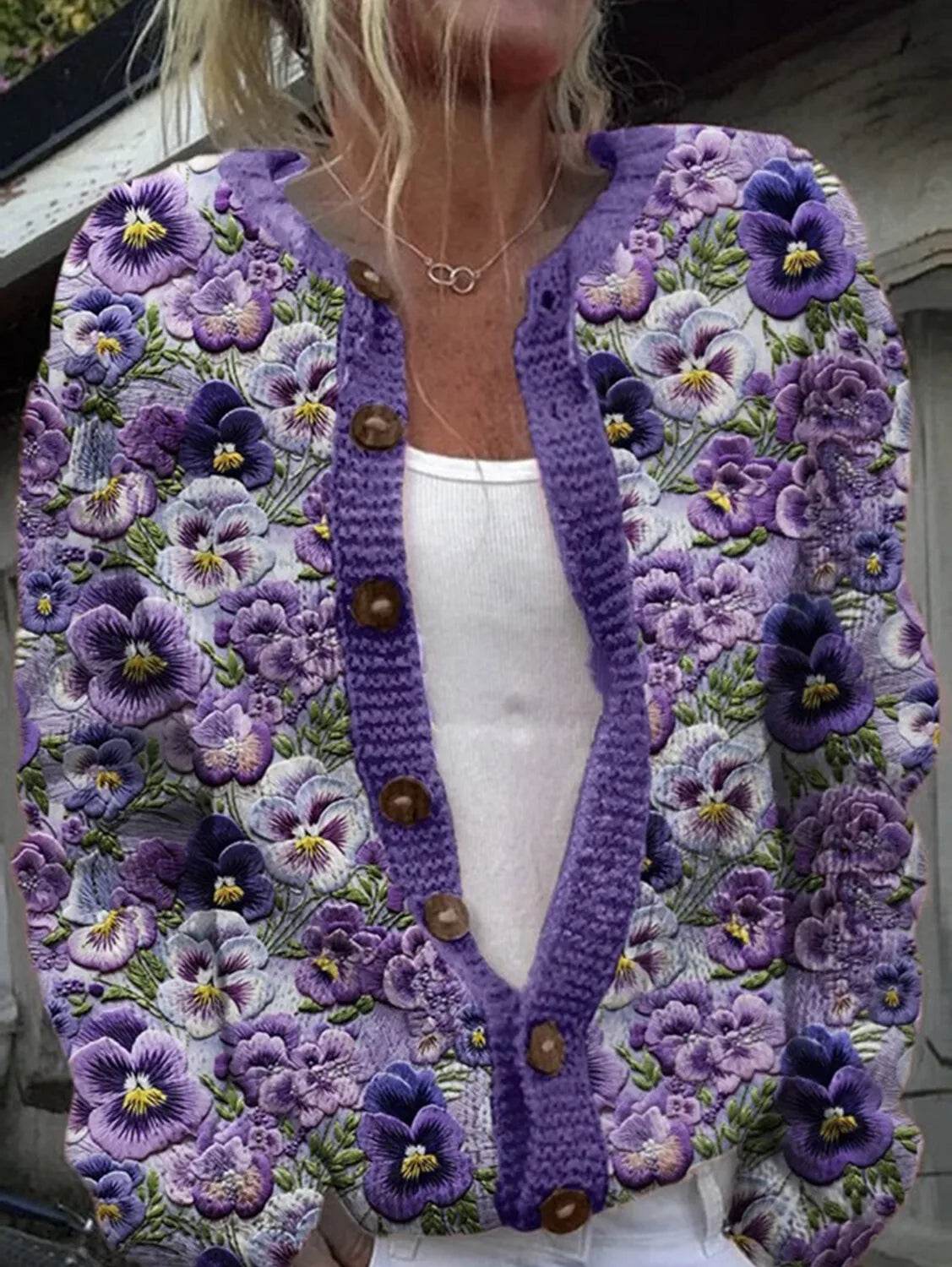 Women Cardigan Knitted Sweater Color Block Long Sleeve Plush Lining Jumper Cardigans Casual Streetwear Fashion Coat - AIAZ