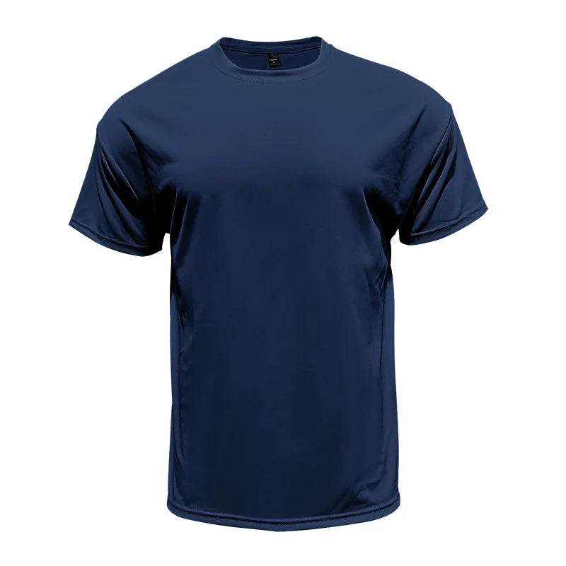 New Summer Style Fashion T-shirt and Utility Shorts Solid Color Set, a Casual and Sporty Men's Suit - AIAZ