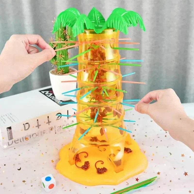 Monkey Climbing Tree Game Toy Children Interesting Intelligence Toys Climbing Desktop Game Party Game Toys Birthday gift For Kid - AIAZ