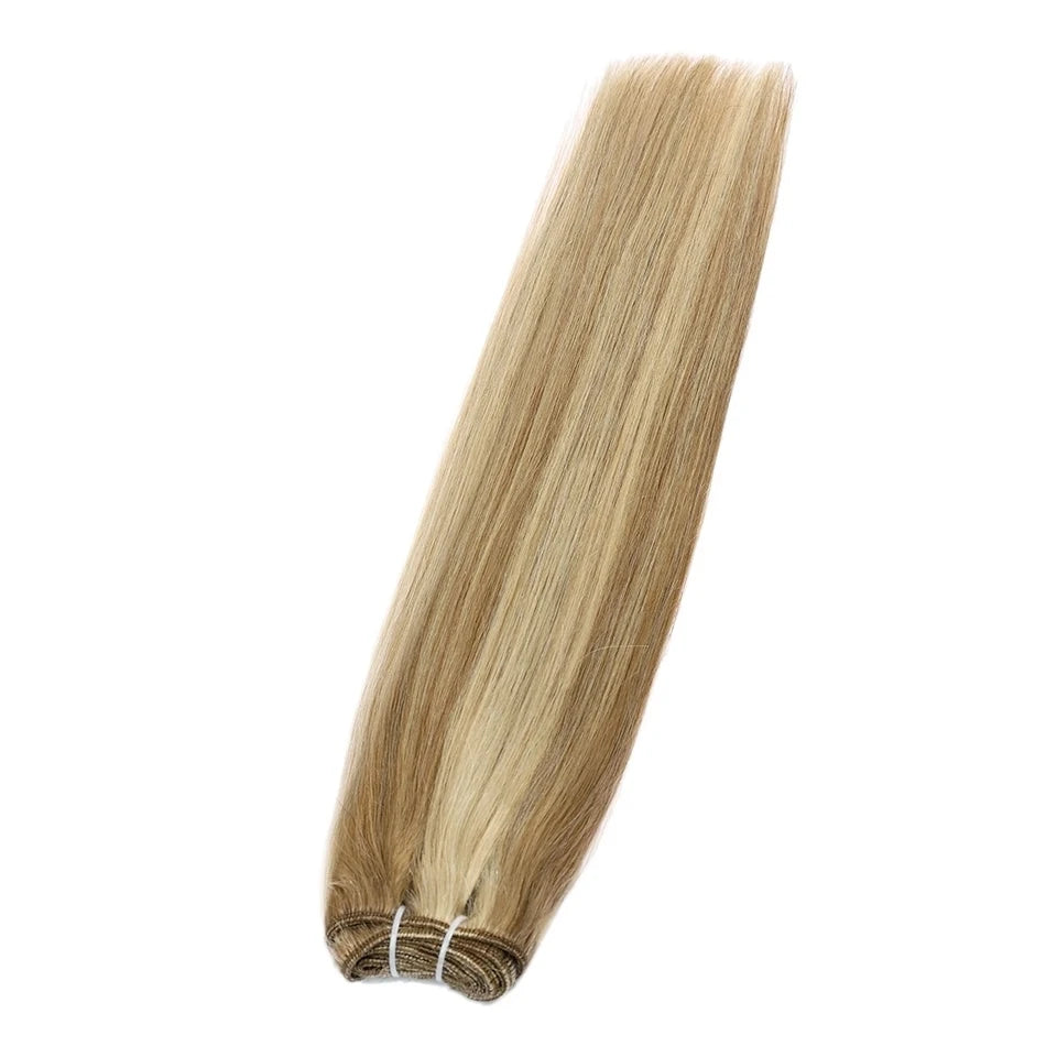 Russian Human Hair Bundles Weft 100% Remy Human Hair Weaves 100G /50G Hair Weaving Braiding Natural Straight Hair