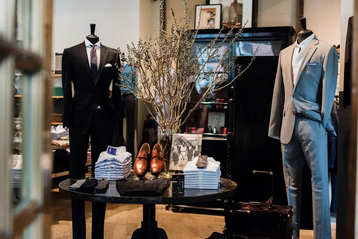 Business Men Suit Single-breasted Peak Lapel 3 Pieces(Jacket+Pants+Vest) Male Formal Wedding Party Set - AIAZ