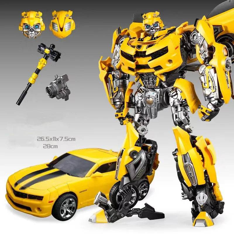 30cm Transformation Megatron Optimus Prime Bumblebee Deformation Movie G1 Anime Figure Action Figure Alloy Robot Mode Toys Gifts - AIAZ
