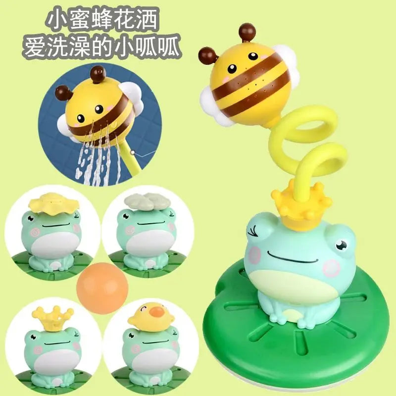 Radish Submarine Shower Baby Bath Toy Infant Play Electric Shower Children Play Water Bath Artifact