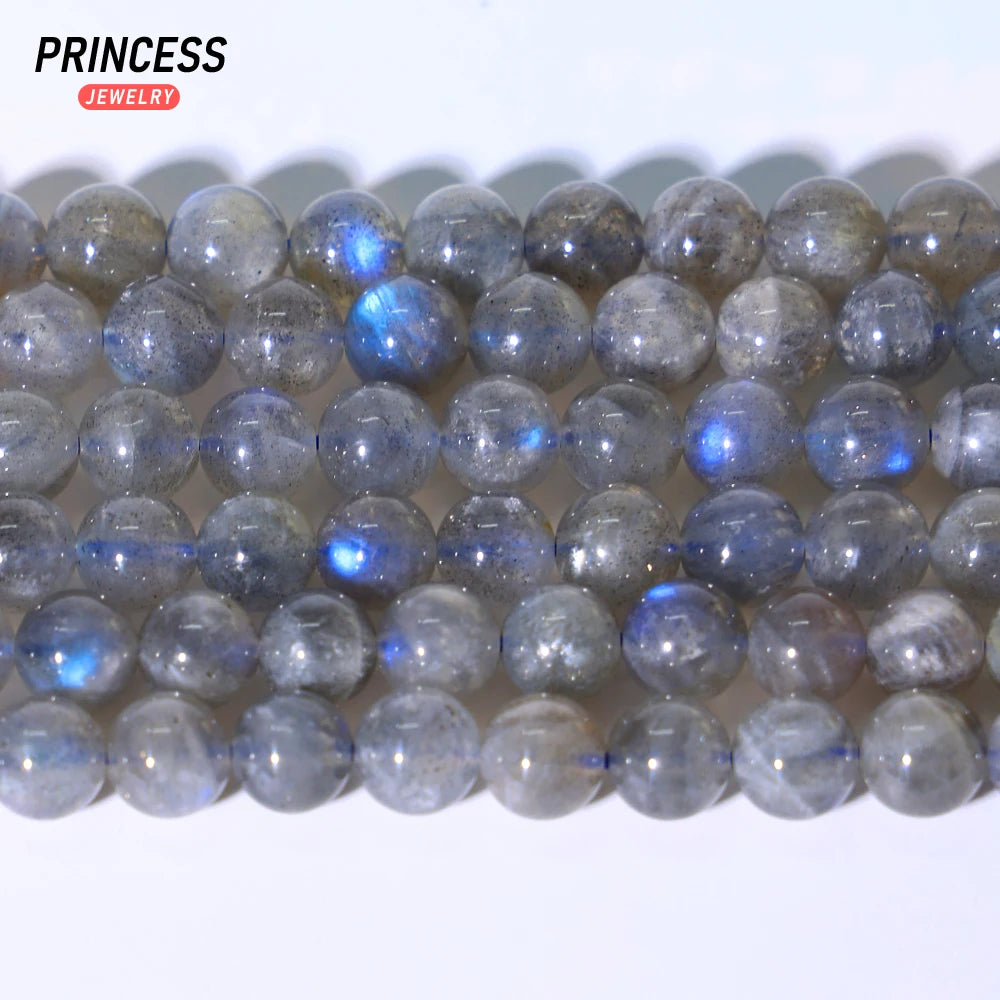 A+ Natural Madagascar Labradorite Healing Crystals Beads for Jewelry Making DIY Bracelet Necklace Accessories 4 6 7mm
