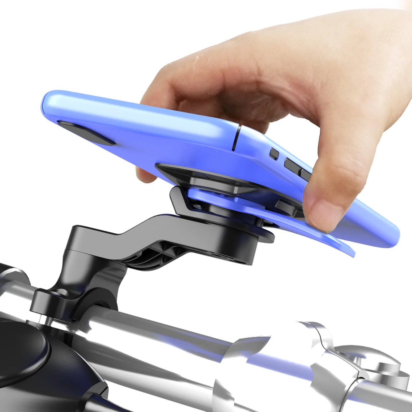 Motorcycle Phone Mount  Bicycle Cell Phone Holder Anti-Shake Bike Cell Phone Holder with Vibration Dampener  Bicycle Accessories