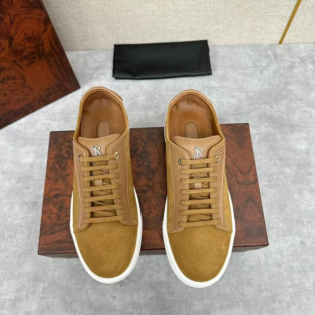 OECHSLI Shoes Cowhide 2025 new leather shoes high quality fashion casual Sports comfortable Men‘s European big size 39-45