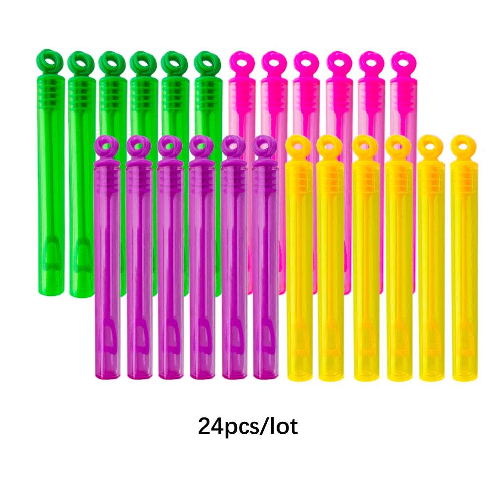 10Pcs Mini Bubble Tube White Pink Soap Bottle Toys Wedding Gifts for Guests Kids Birthday Party Favors Baby Shower Decoration - AIAZ