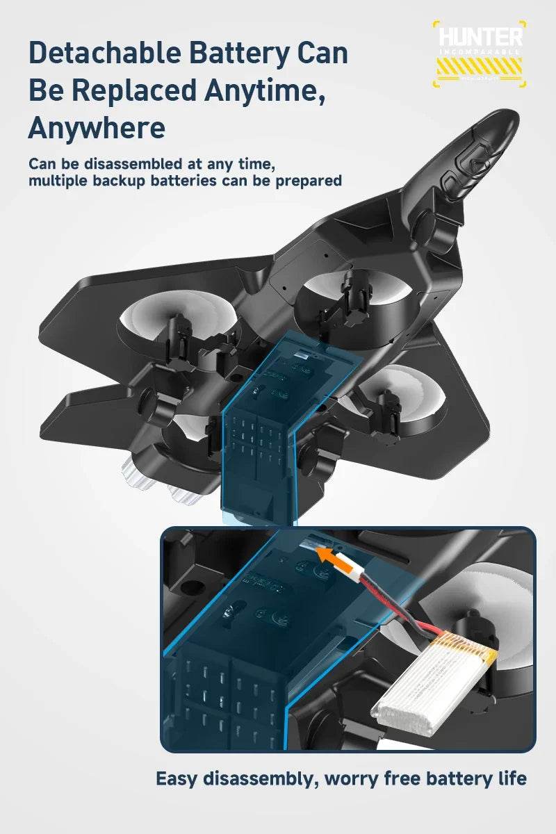 RC Aircraft EPP Foam Stunt Glider Electric Fighter Remote Control Airplane Fall Resistant Plane Toys for Boys Kids CZ01 CZ63 - AIAZ