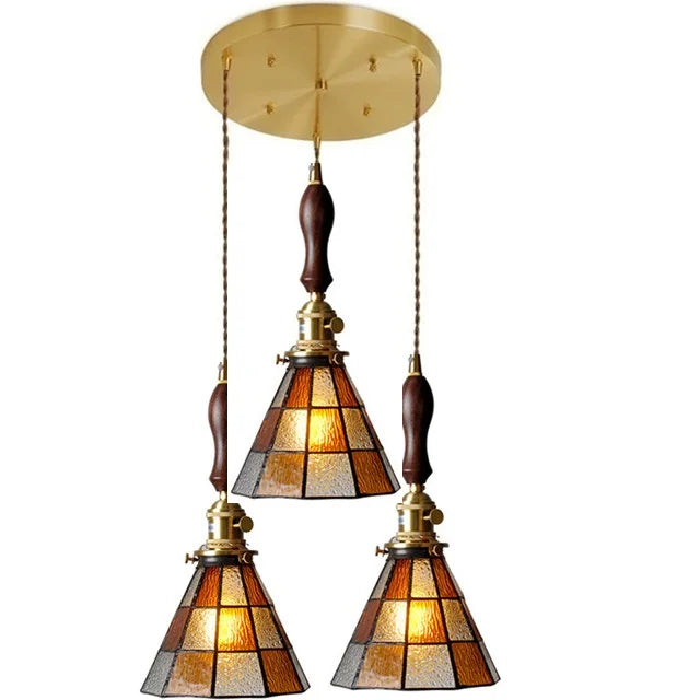 IWHD 2022 NEW Nordic Glass LED Pendant Lights Fixtures Copper Bedroom Dinning Room Restaurant Modern Hanging Lamp Lighting