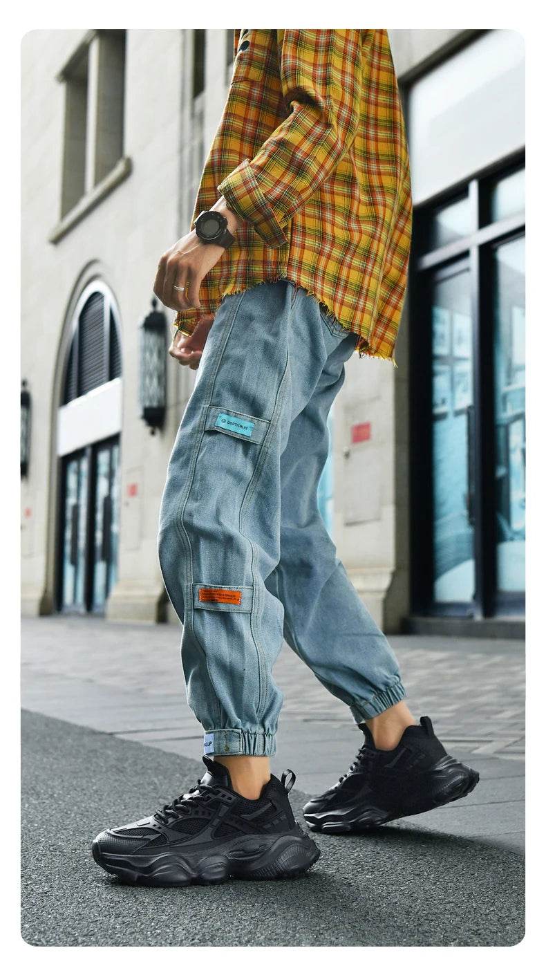 Men's Shoes Cool Platform Running Sneakers Men Fashion Good Large Size 48 Street Athletic Walking Sneakers For Men High Quality - AIAZ