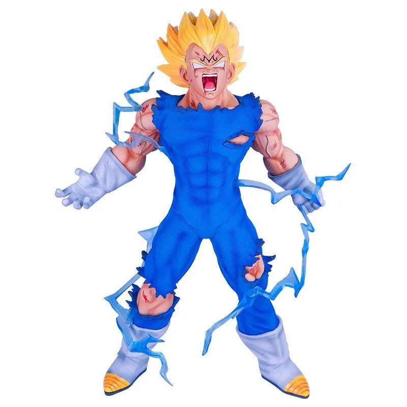 27cm Dragon Ball Self Destructing Vegeta Demonized Vegeta Action Figurin Model Pvc Statue Doll Statue Model Collection Toys Gift - AIAZ