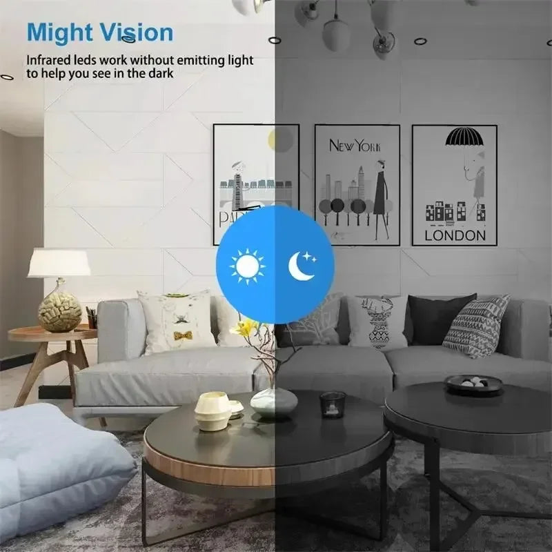 1080P Mini WiFi Camera with HD Night Vision, Home X5 Remote Monitoring for Kids, Pets, and Safety - Perfect Gift