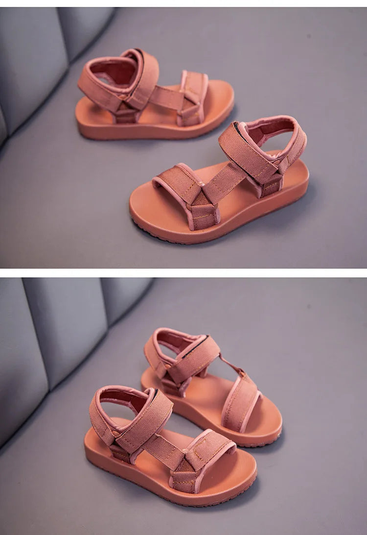 Girls Sandals Summer Kids Shoes Fashion Light Soft Flats Toddler Baby Boys Sandals Infant Casual Beach Children Shoes Outdoor