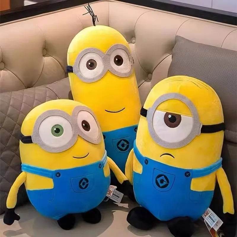 Cute Minions Movie Characters Yellow Plush Toys Bob Stuart In Jeans Soft Dolls Toys & Hobbies Christmas Birthday Gift - AIAZ