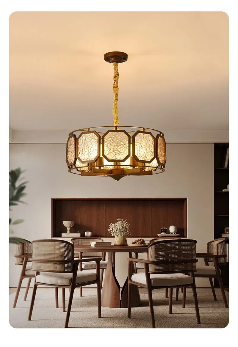 TEMOU Contemporary Restaurant Pendant Lamp French Retro Bedroom Study Villa Hotel Rooms Bar Counter Cafe  Aisle Light