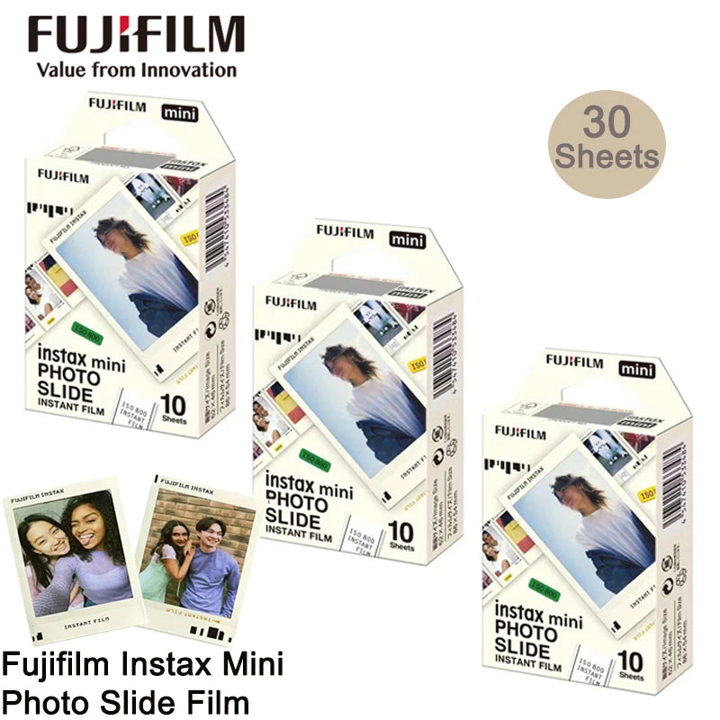 Origin Fujifilm Instax Mini Film Paper 10-60 Sheets for Fuji Instant Film Cameras Instax Mini 12 11 9 40 70 90 Link Liplay EVO