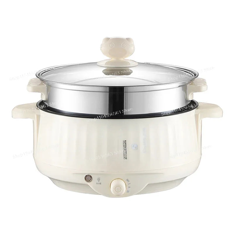 220V Multi Cookers Single/Double Layer Electric Pot 1-2 People Household Non-stick Pan Hot Pot Rice Cooker Cooking Appliances