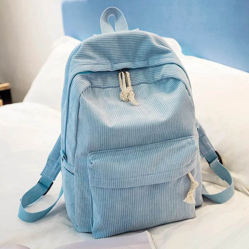 Personalized Kids Backpack, Embroidered Corduroy Backpack,Back to School, Kid name backpack,school bag college,toddler,with name - AIAZ