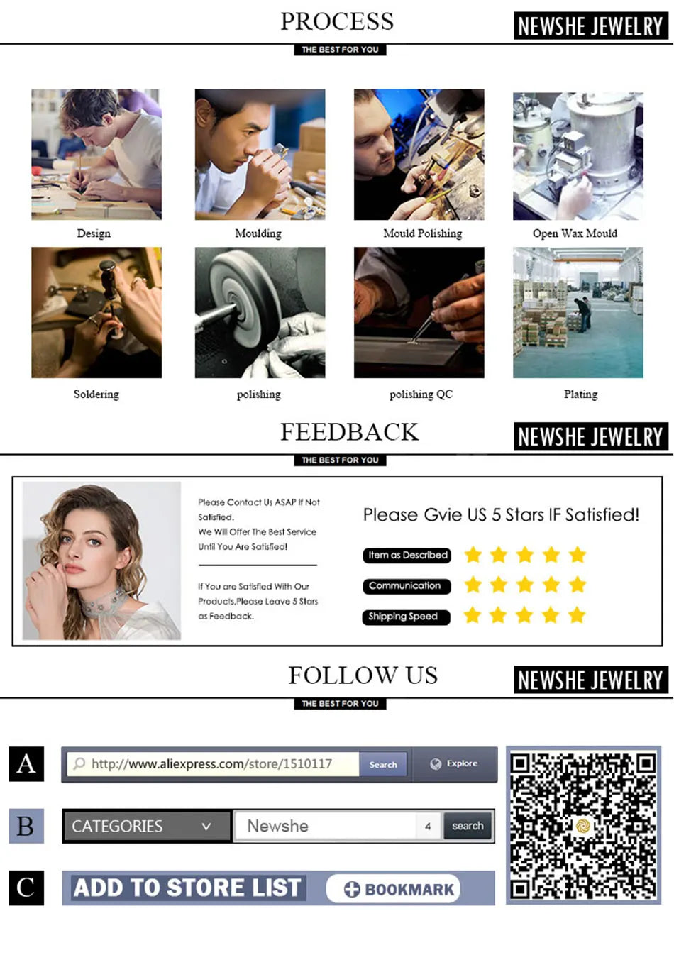 Newshe Vintage 4 Carats Oval Cut 5A Cubic Zircon Wedding Engagement Rings Set for Women Solid 925 Sterling Silver Bridal Jewelry