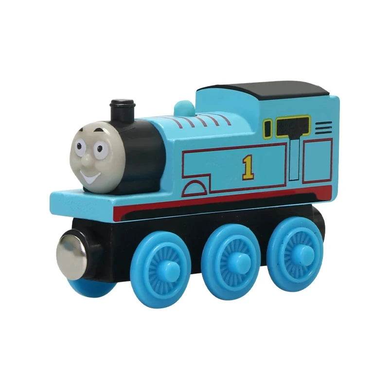 Thomas And Friends Wooden Trains Magnetic Connectable Track Trains Toys Handel Molley Lady Diesol Oliver Donald Educational Toys - AIAZ