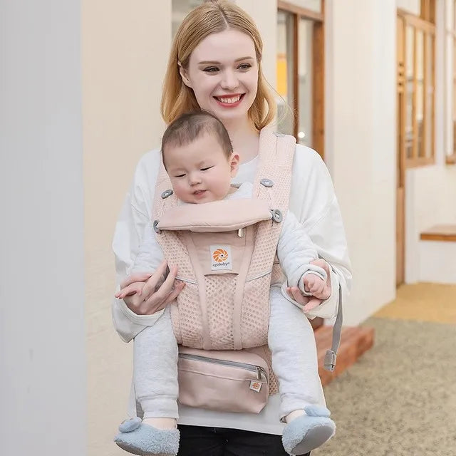 Breeze Omni Baby Carrier Multifunction Breathable Infant Carrier Backpack Kid Carriage Toddler baby Sling Wrap Suspenders 360