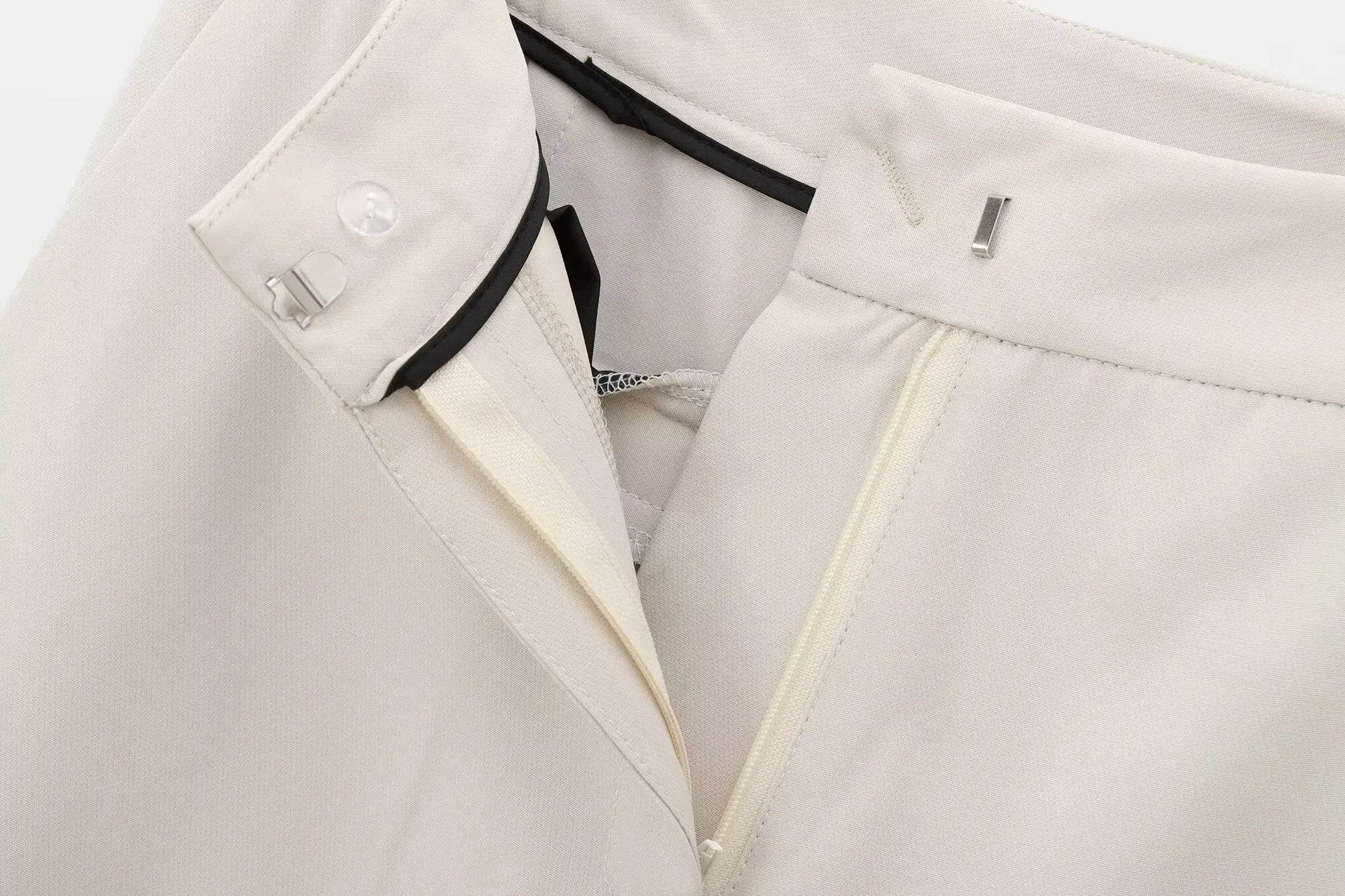 Women's Suit Set Business Formal Blazer & Pants Gold Button Jacket High Waist Straight Leg Office Wear Spring Wrinkle-Resistant - AIAZ