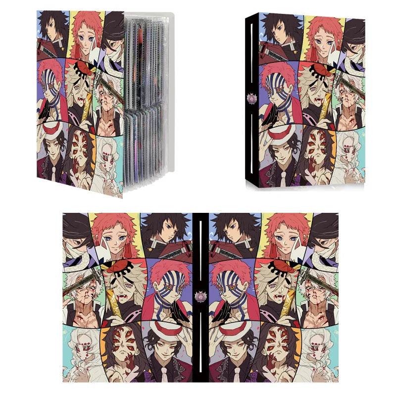 240pcs Card Album Book Naruto Dragon Ball Goku Vegeta ONE PIECE Luffy Zoro Map Letter Holder Binder Card Notebook Collection Toy - AIAZ