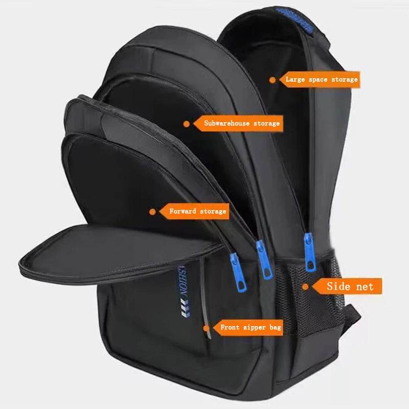 Men's and Women's Dual-Shoulder Backpacks, School Bags, School Bags for High School Students, Travel Dual-Shoulder Backpacks - AIAZ