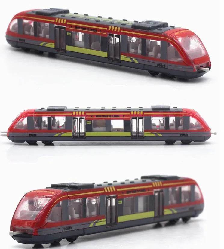 Simulation Alloy Metal High Speed Rail Diecast Train Toy Model Educational Toys Boys Children Train Alloy Model Car Toys Gift - AIAZ