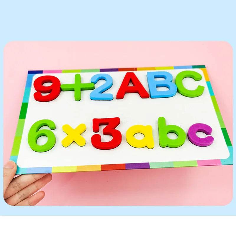 24-76pcs Magnetic Alphabet Letters EVA Foam Refrigerator Stickers Toddlers Kids Learning Spelling Counting Educational Toys Gift - AIAZ