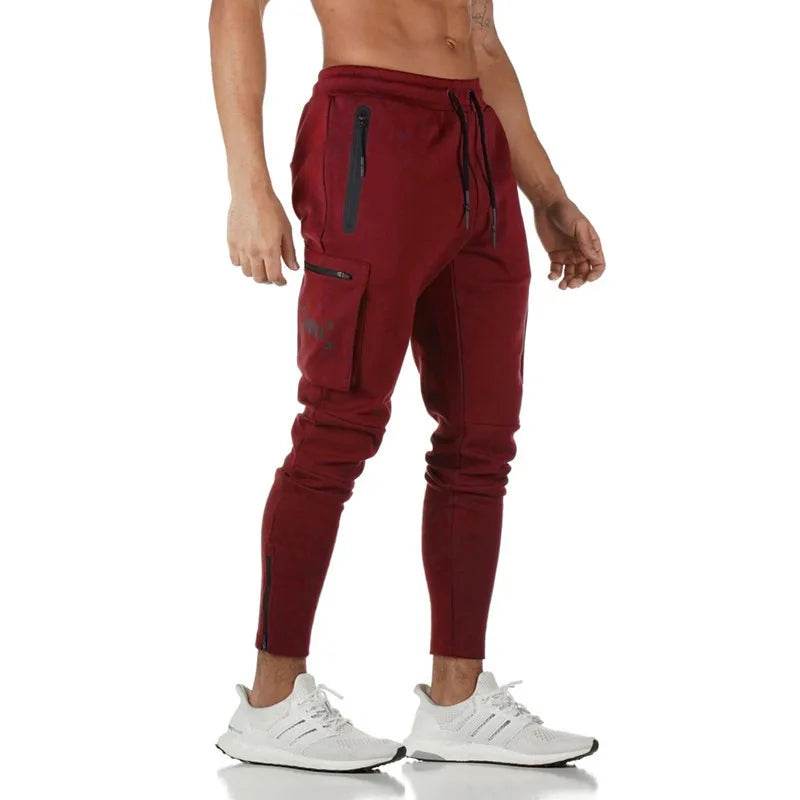 Men's Work Pants Are Sporty Lightweight Elastic Breathablepersonalizedquick Drying Outdoor Fitnessrunning Training, Multi Pocket - AIAZ