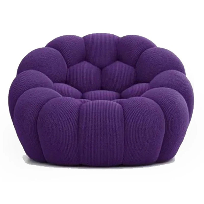 Minimalist European Living Room Sofas Design Double Adult Puffs Bubble Backrest Compressed Boneless Chaise Divano Furniture Home