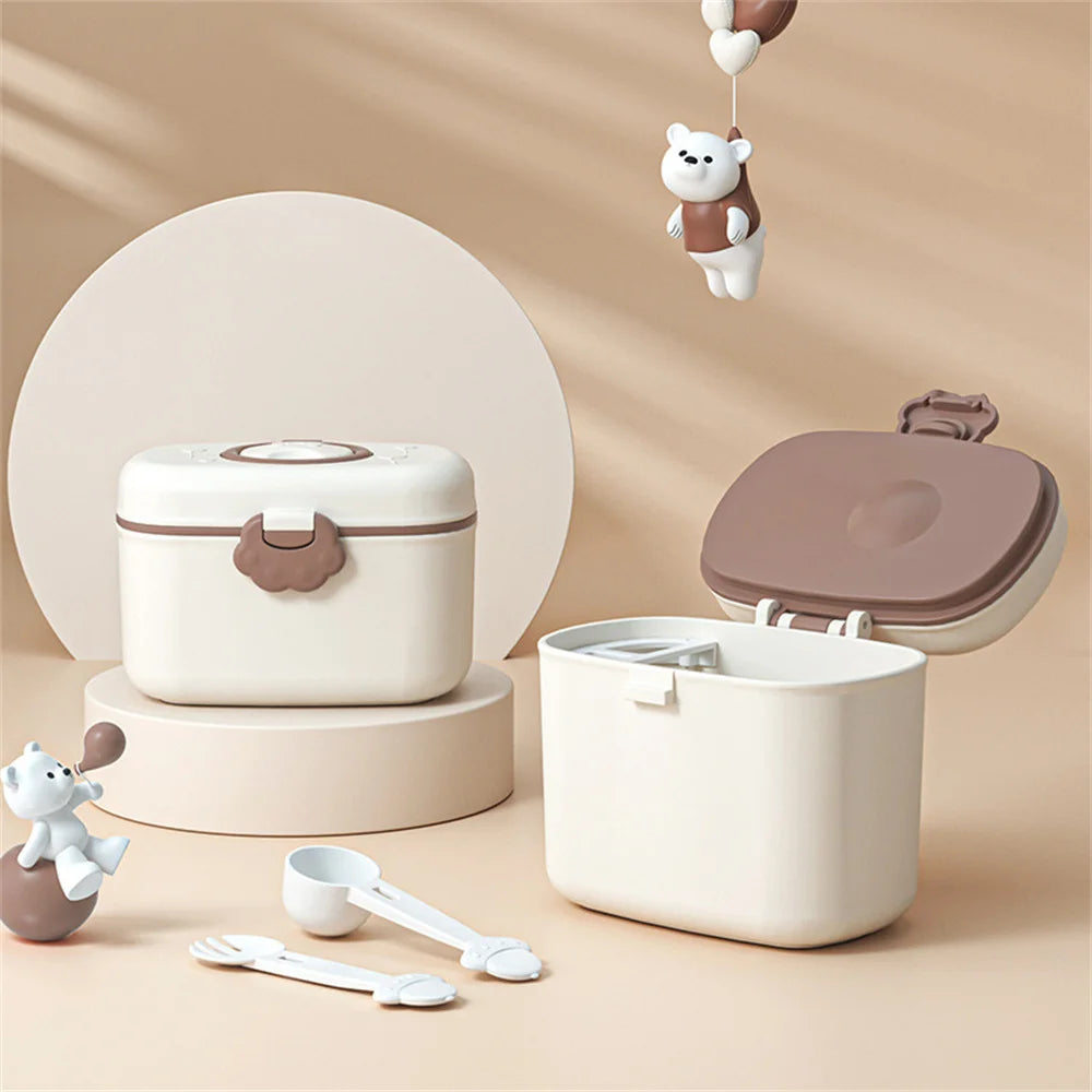 Moisture-proof Sealed Baby Milk Powder Box Multifunctional Baby Food Storage Box Infant Feeding Container Kids Snack Box