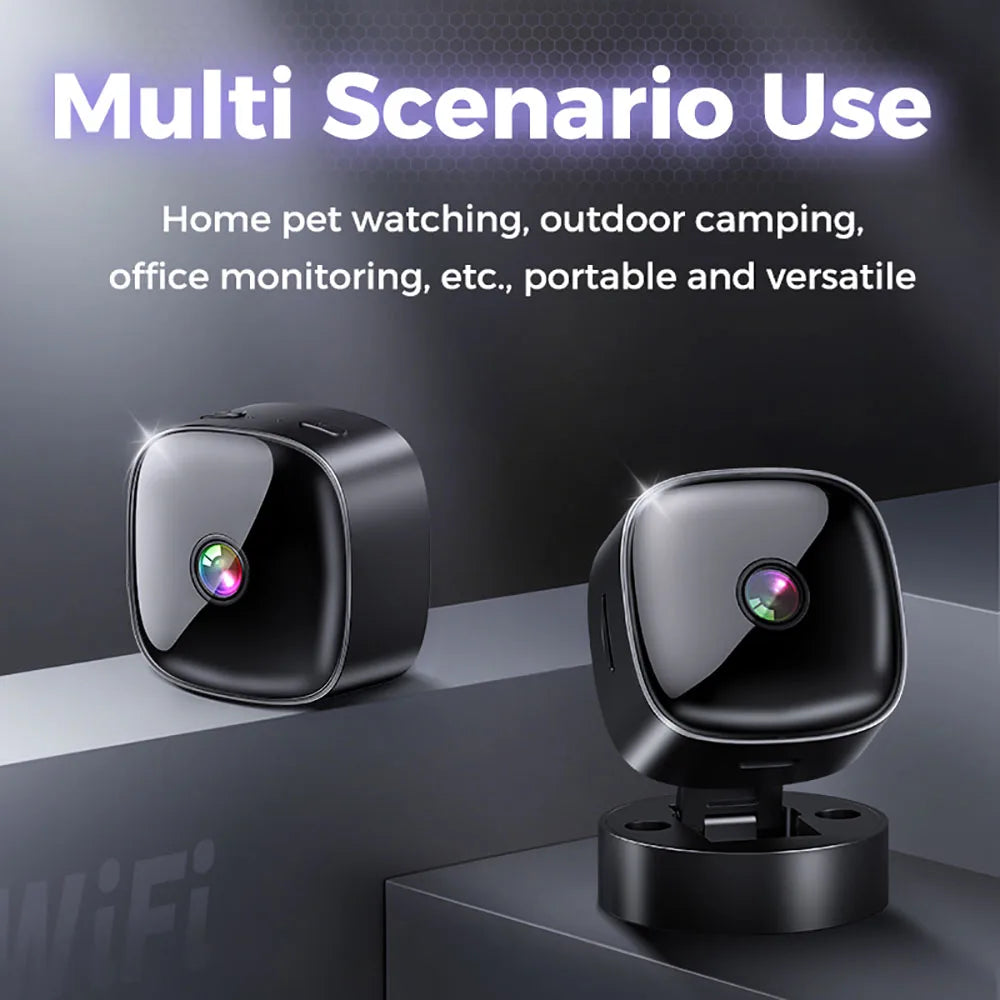 HD 1080P Mini WiFi Camera infrared Night Vision Camera 360° Rotatable Home Security Protection Wireless WiFi Surveillance Camera
